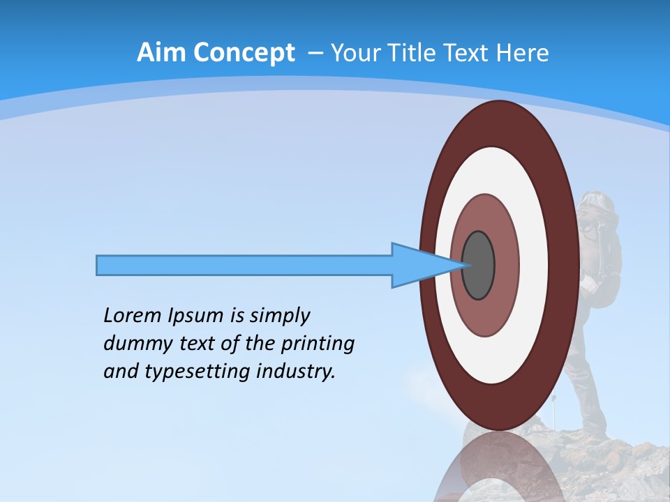 Strength Victory Snowy PowerPoint Template