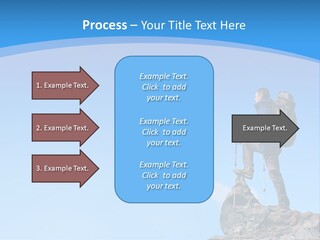 Strength Victory Snowy PowerPoint Template