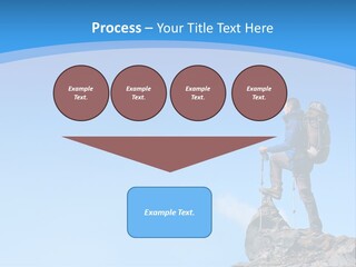 Strength Victory Snowy PowerPoint Template