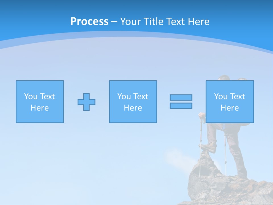 Strength Victory Snowy PowerPoint Template