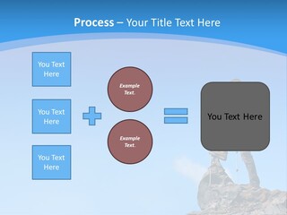 Strength Victory Snowy PowerPoint Template