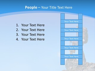 Strength Victory Snowy PowerPoint Template