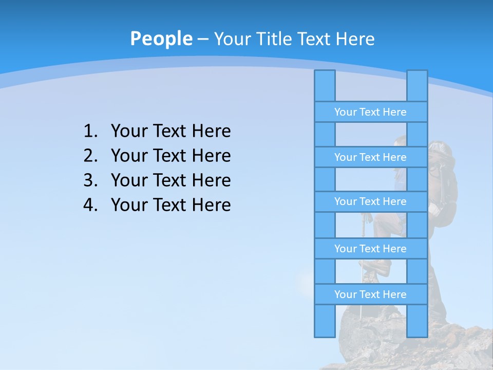 Strength Victory Snowy PowerPoint Template