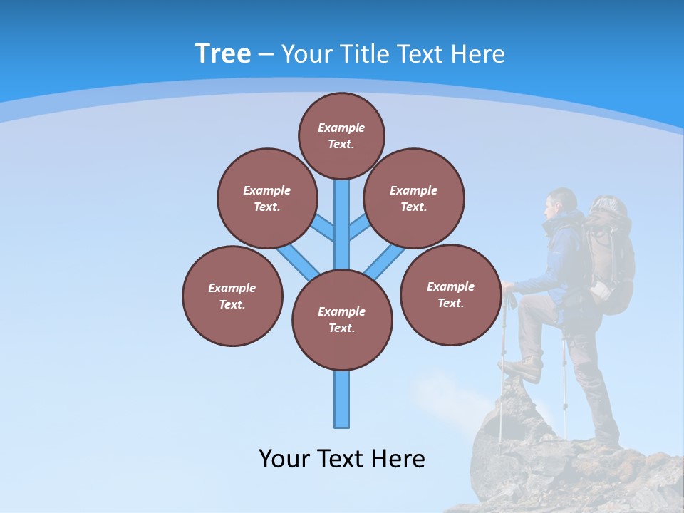 Strength Victory Snowy PowerPoint Template
