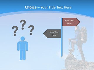 Strength Victory Snowy PowerPoint Template