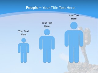 Strength Victory Snowy PowerPoint Template