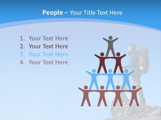 Strength Victory Snowy PowerPoint Template
