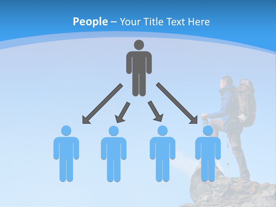 Strength Victory Snowy PowerPoint Template