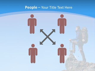Strength Victory Snowy PowerPoint Template