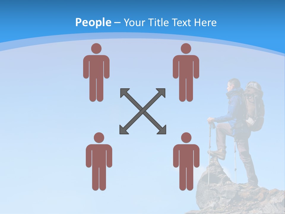 Strength Victory Snowy PowerPoint Template