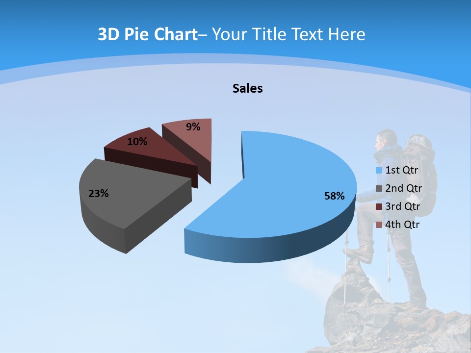 Strength Victory Snowy PowerPoint Template