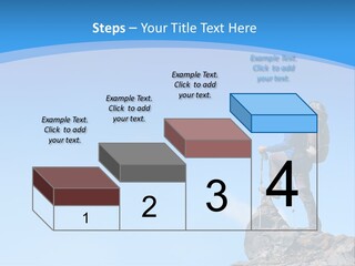 Strength Victory Snowy PowerPoint Template