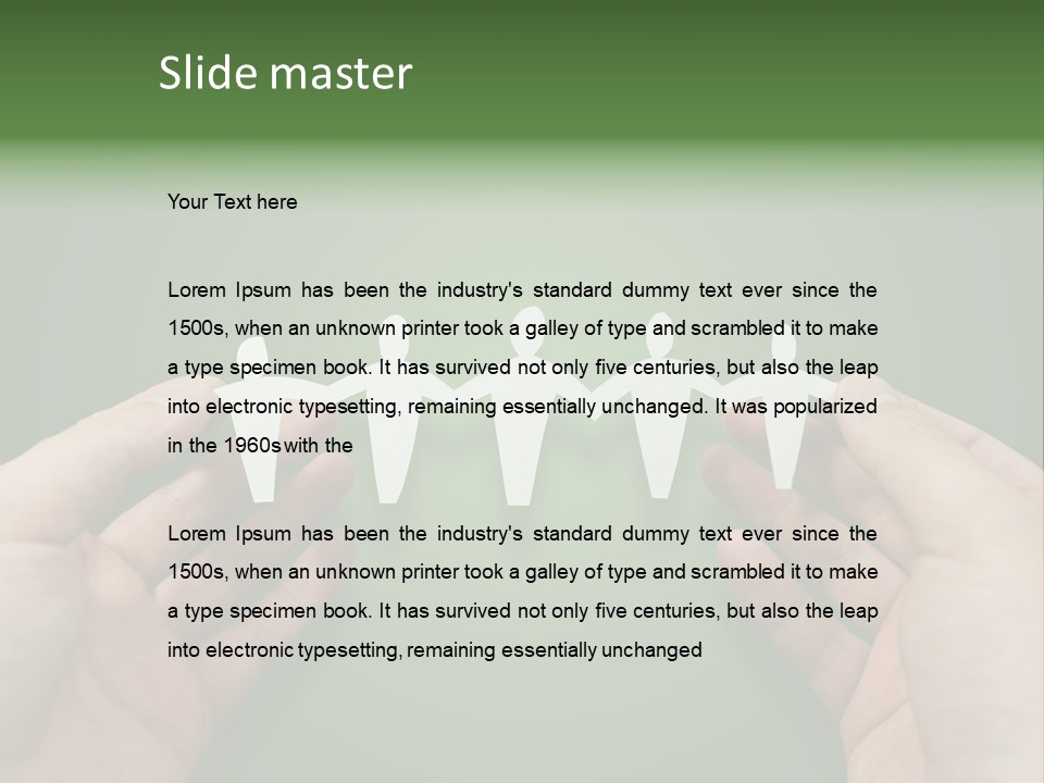 Holding Together Friendship PowerPoint Template