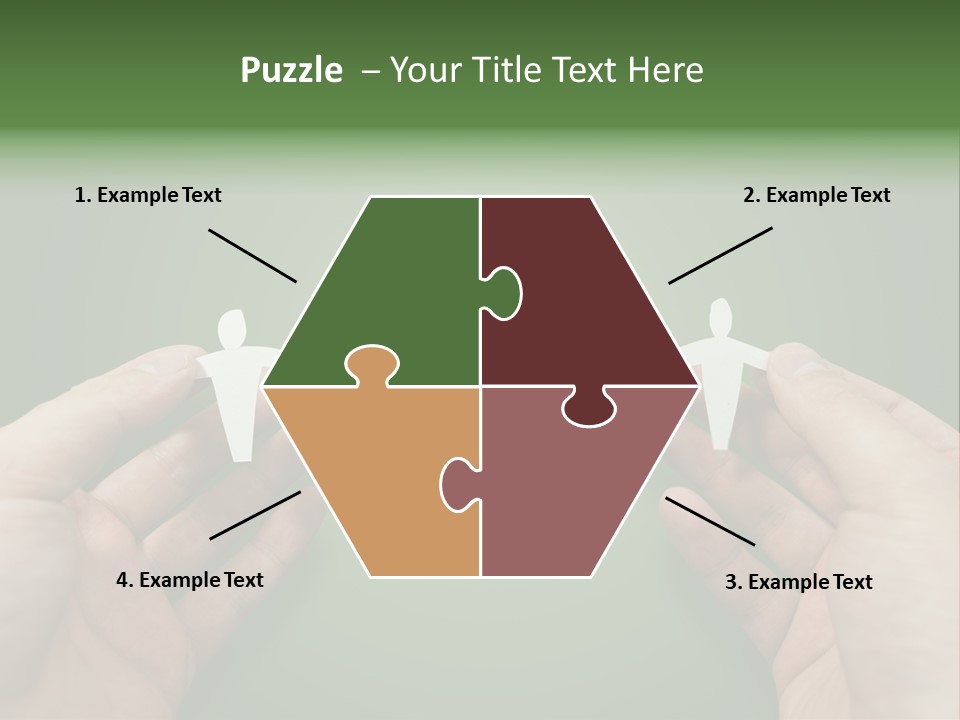 Holding Together Friendship PowerPoint Template