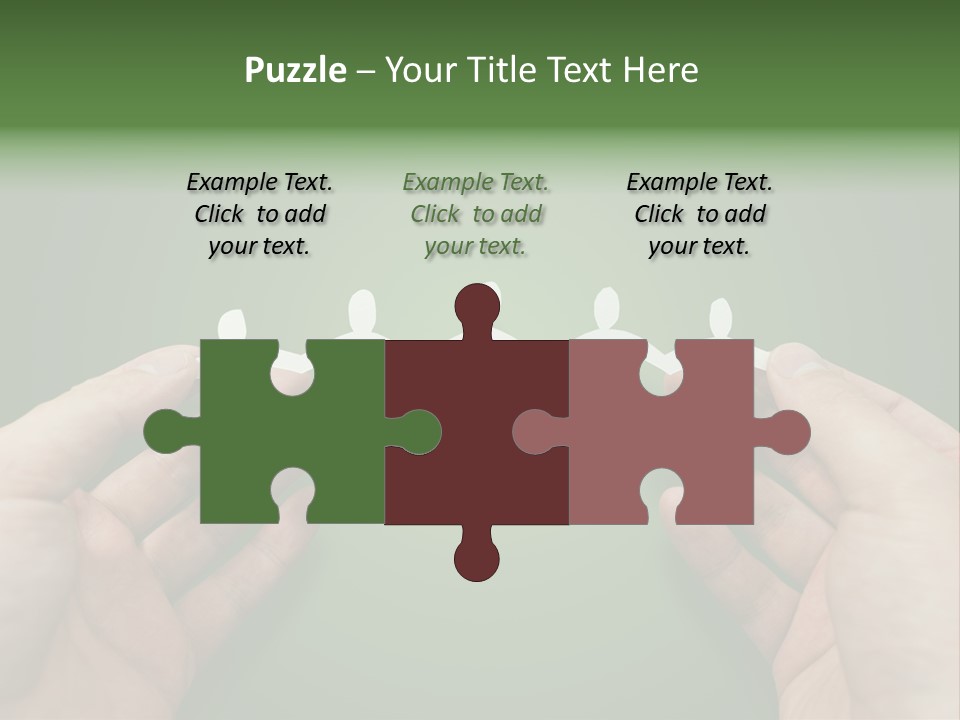 Holding Together Friendship PowerPoint Template