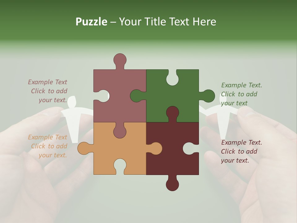 Holding Together Friendship PowerPoint Template