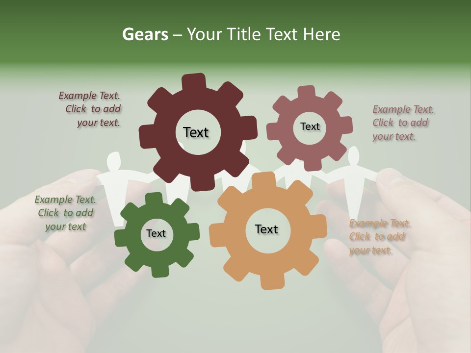 Holding Together Friendship PowerPoint Template