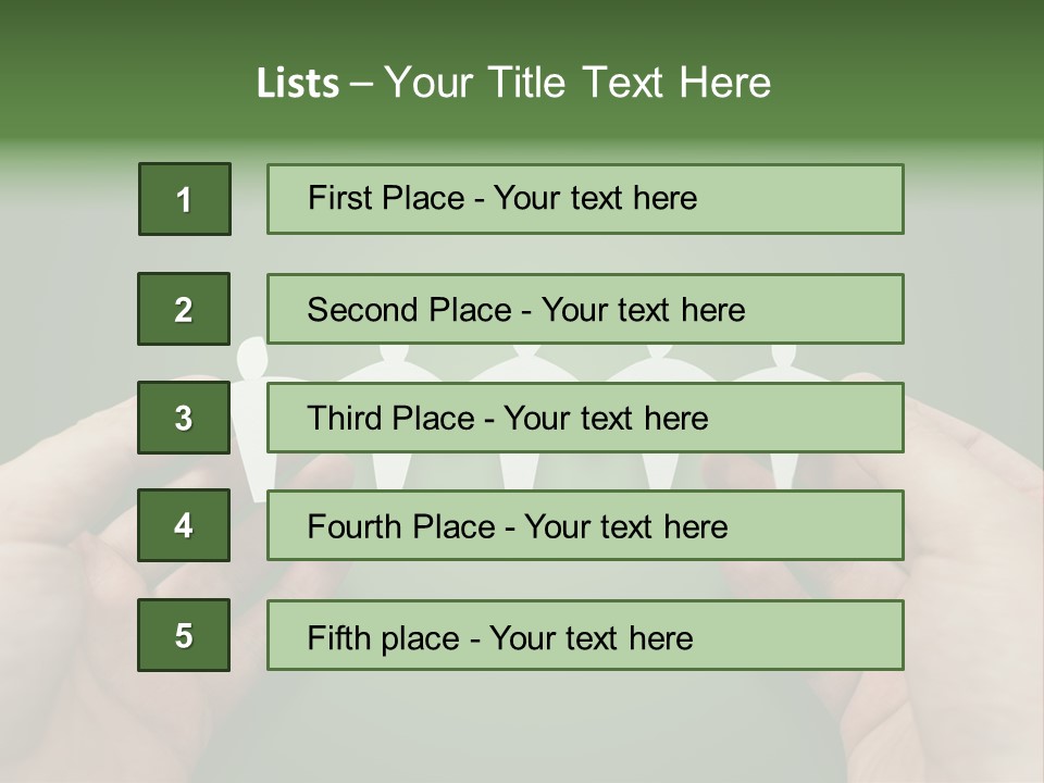 Holding Together Friendship PowerPoint Template