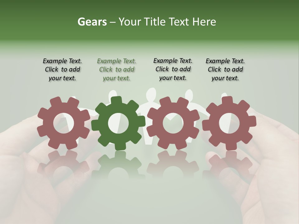 Holding Together Friendship PowerPoint Template