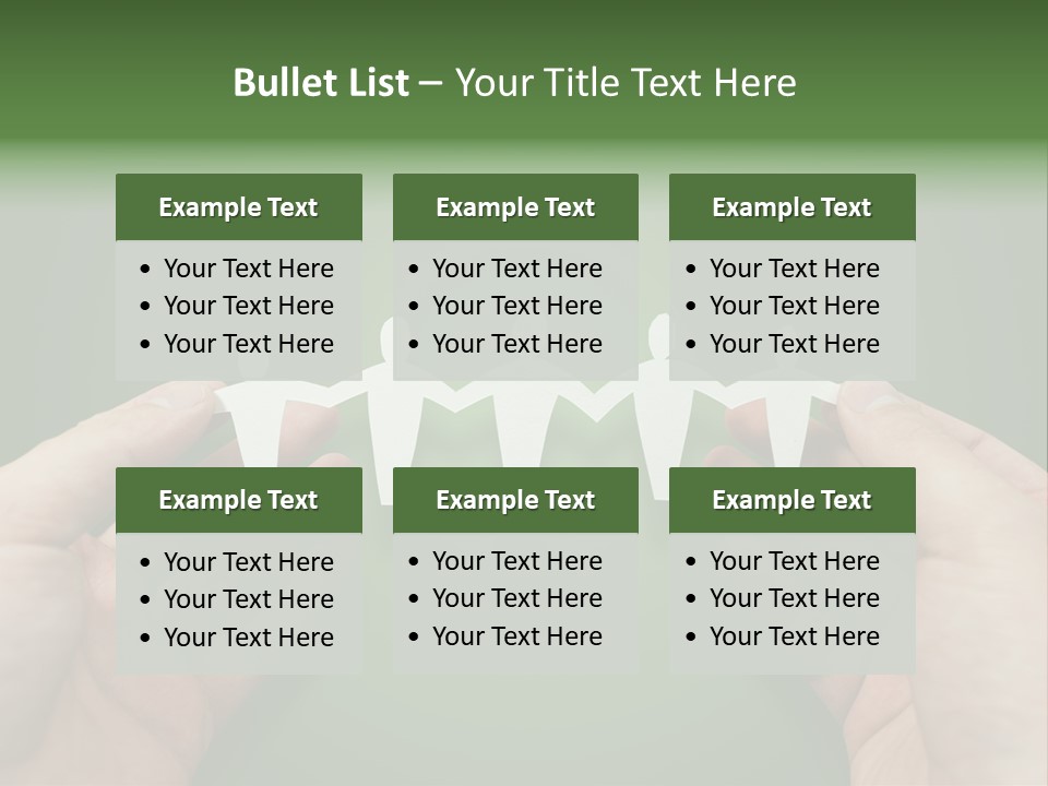 Holding Together Friendship PowerPoint Template