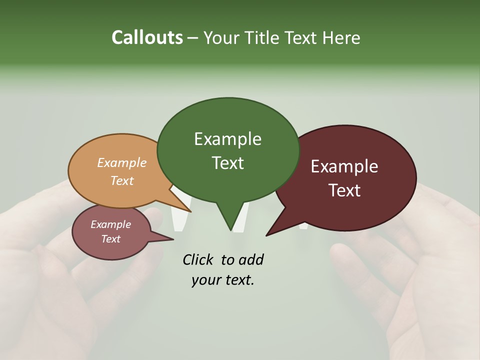 Holding Together Friendship PowerPoint Template