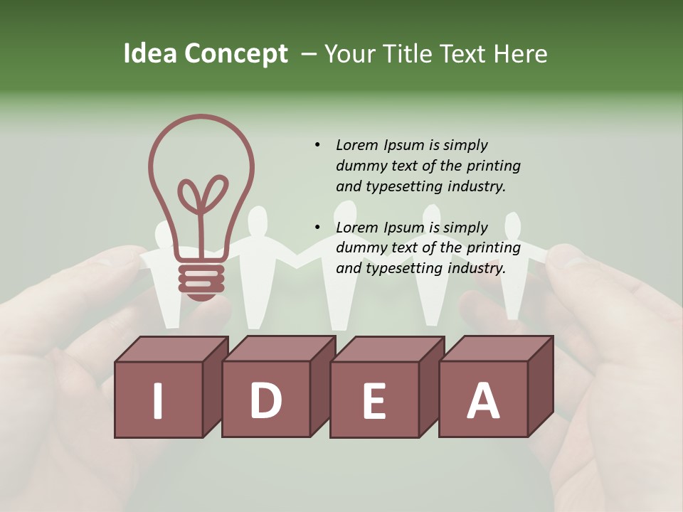 Holding Together Friendship PowerPoint Template