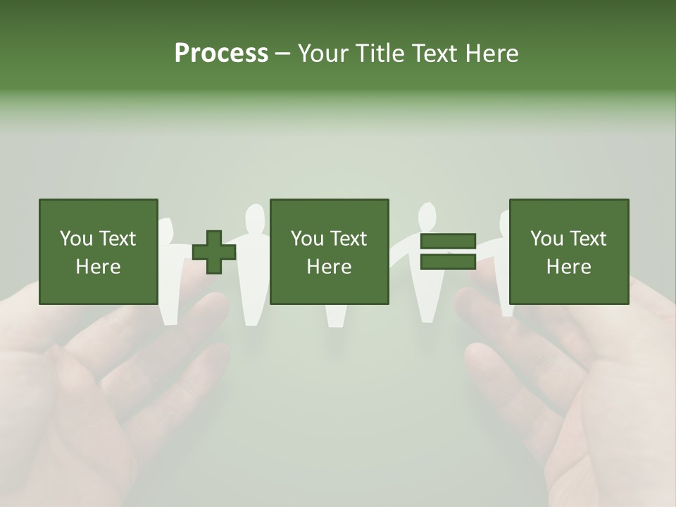 Holding Together Friendship PowerPoint Template