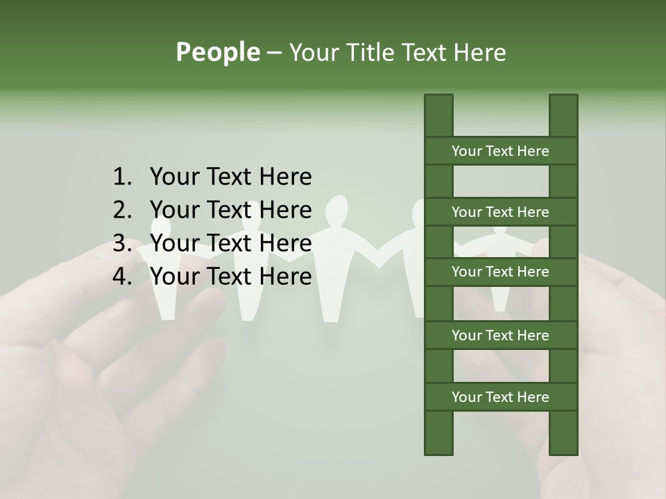 Holding Together Friendship PowerPoint Template