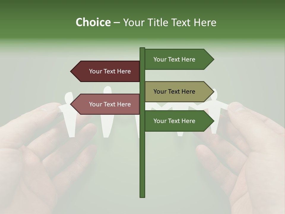 Holding Together Friendship PowerPoint Template