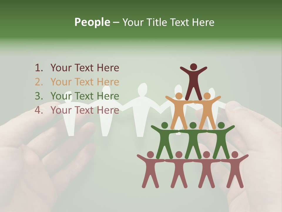 Holding Together Friendship PowerPoint Template