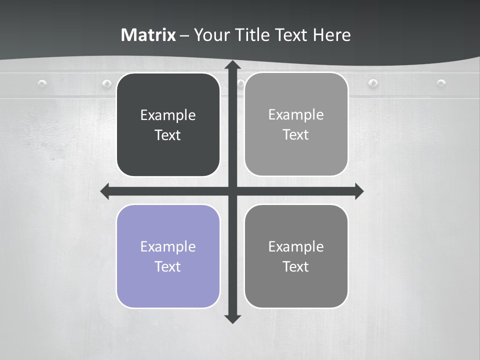 Piece Material Metal PowerPoint Template