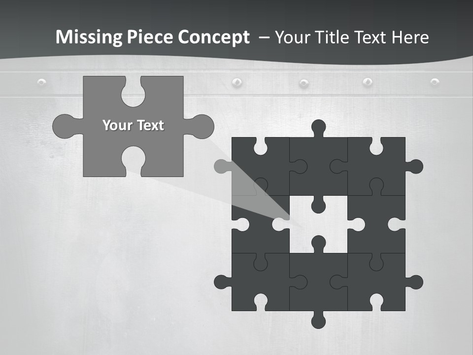 Piece Material Metal PowerPoint Template