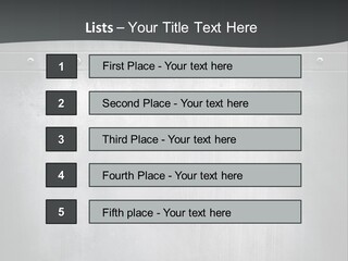 Piece Material Metal PowerPoint Template