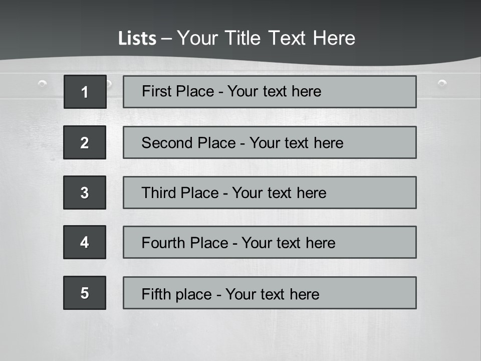Piece Material Metal PowerPoint Template