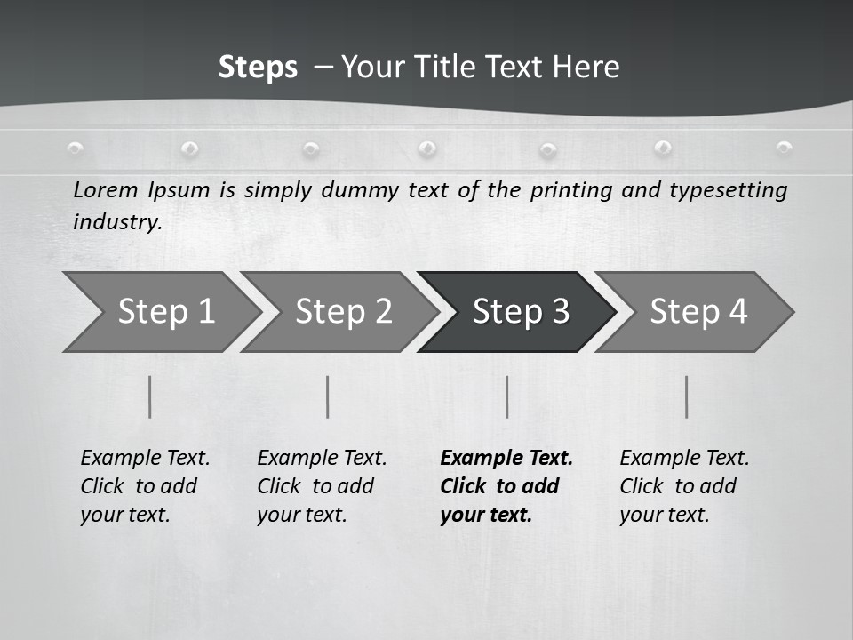 Piece Material Metal PowerPoint Template