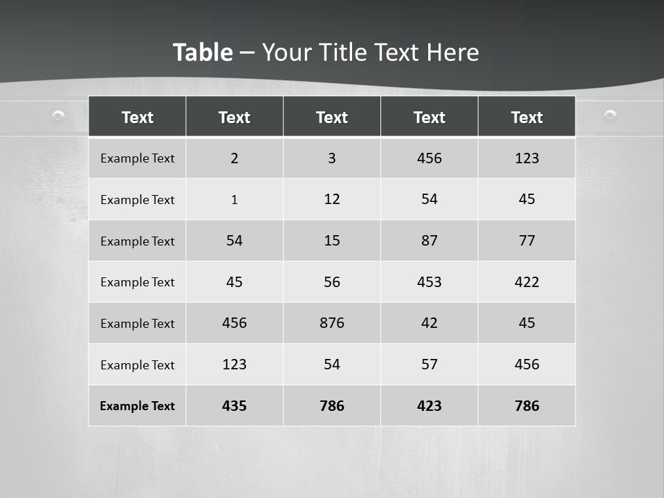 Piece Material Metal PowerPoint Template