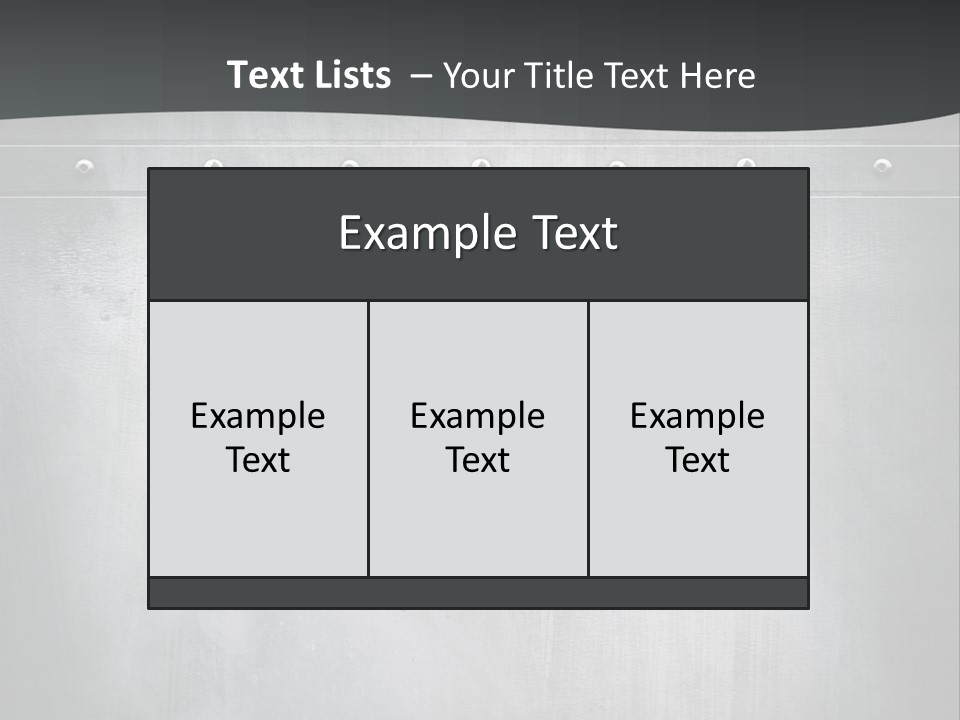 Piece Material Metal PowerPoint Template