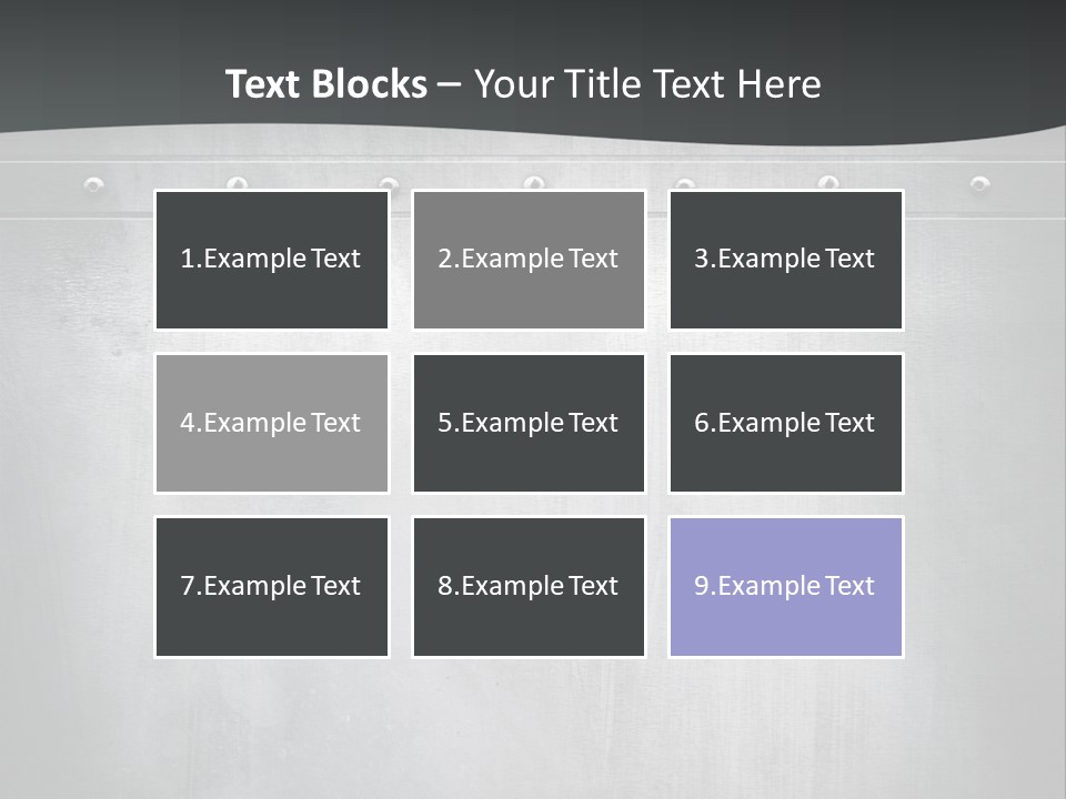 Piece Material Metal PowerPoint Template