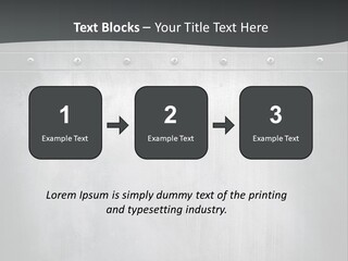 Piece Material Metal PowerPoint Template
