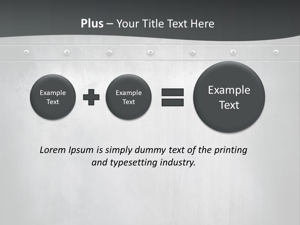 Piece Material Metal PowerPoint Template