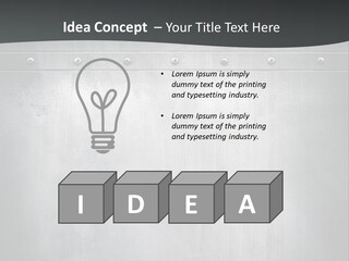 Piece Material Metal PowerPoint Template