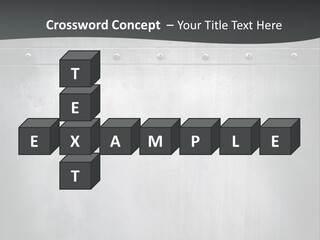 Piece Material Metal PowerPoint Template