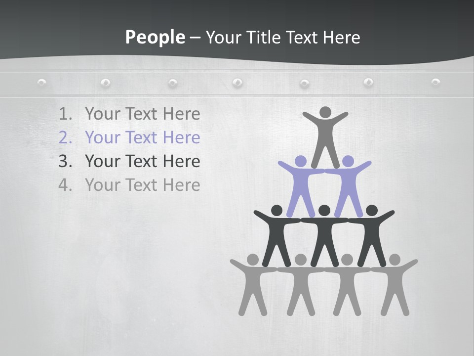 Piece Material Metal PowerPoint Template