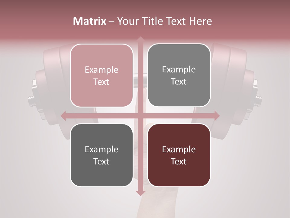 Heavy Weightlifting Athletic PowerPoint Template