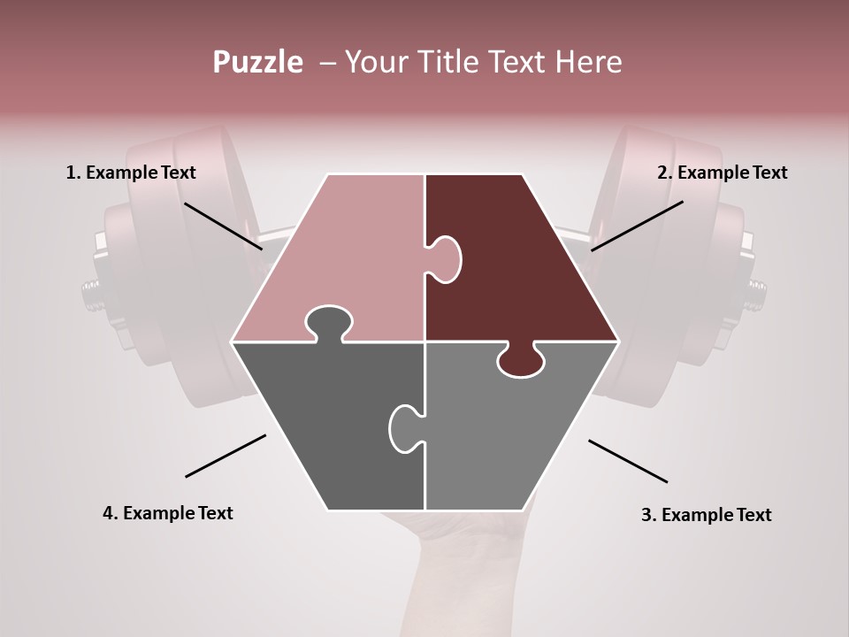 Heavy Weightlifting Athletic PowerPoint Template