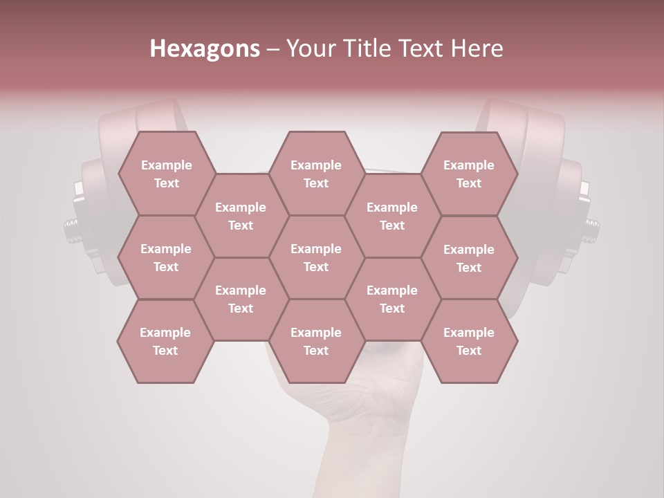 Heavy Weightlifting Athletic PowerPoint Template