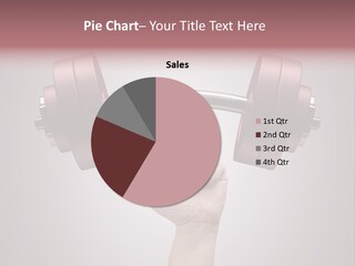 Heavy Weightlifting Athletic PowerPoint Template