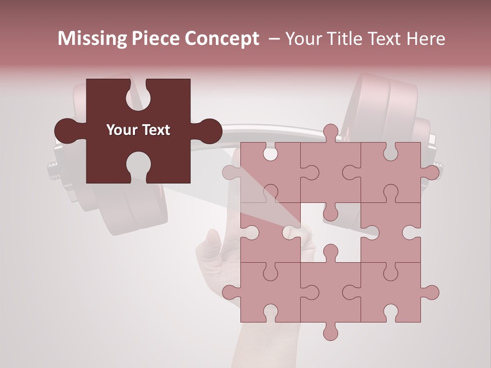 Heavy Weightlifting Athletic PowerPoint Template