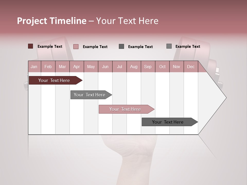 Heavy Weightlifting Athletic PowerPoint Template