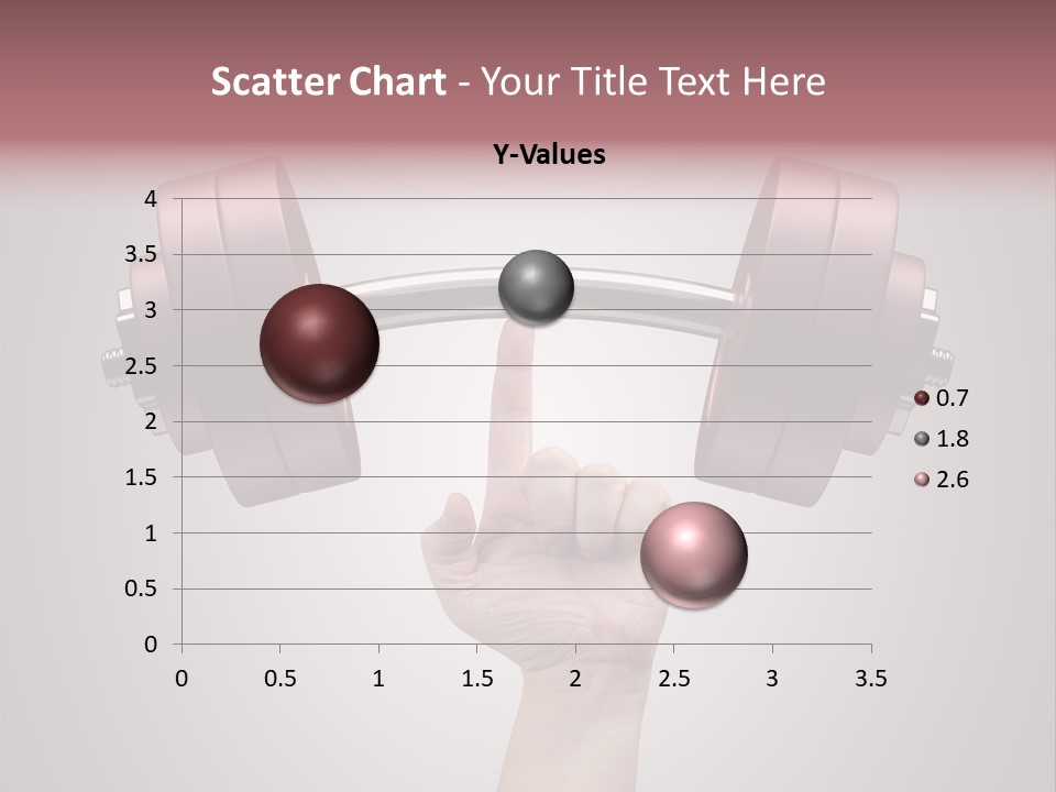 Heavy Weightlifting Athletic PowerPoint Template